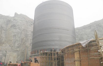 500tons Cement Silo Project in Guangxi, China