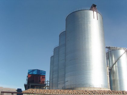 A 800tons chemical storage silo project in Hunan, China