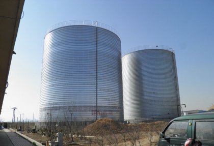 3000tons Mineral Powder and Cobble Silo Project in Xinjiang, China