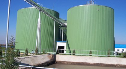 2000 tons wastewater storage silo in Jilin, China